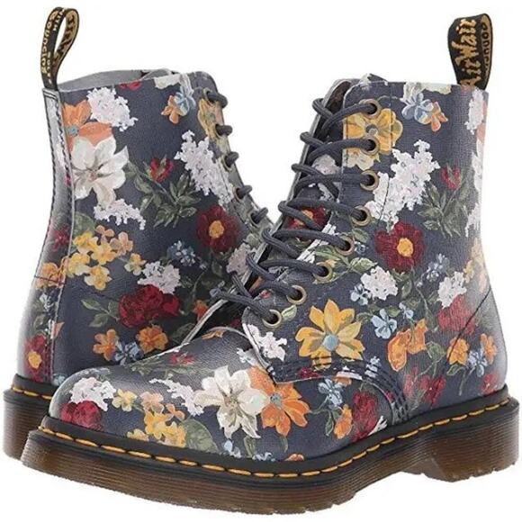 BRAND NEW DOC MARTENS 1460 PASCAL DARCY FLORAL - Picture 3 of 10